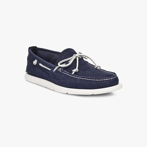 Ugg Beach Moc Slip-On Men Moccasins Navy (4032MRBDQ)